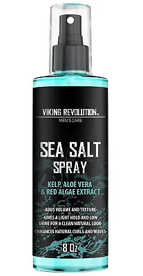 $13.97 • Buy Sea Salt Spray For Hair Men - Hair Texturizing Spray With Kelp, Aloe Vera & Red