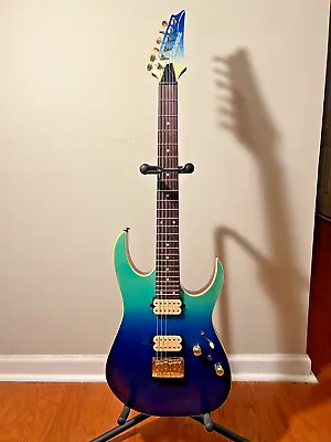 Ibanez Electric Guitar RG421HPFMBRG RG High Performance  Blue Reef Gradation • $650