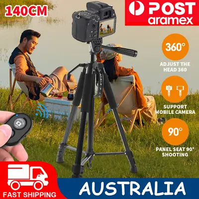 $13.69 • Buy Professional Camera Tripod Stand Mount Phone Holder For IPhone DSLR Travel AU