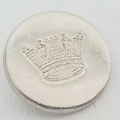 Royal Navy Naval Crown Button 21.5mm White Metal Blazer Button  • £6.48