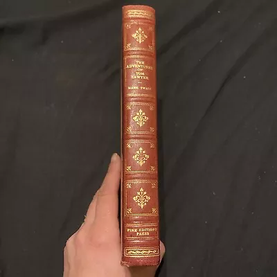 ADVENTURES OF TOM SAWYER Cleveland Fine Edition Press Illustrated Leather Bound • $29.99