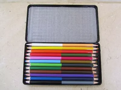 Colouring Pencils In Tin Brand New • £2.50
