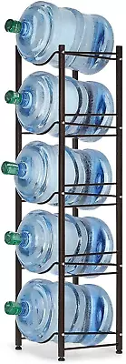 Water Cooler Jug Rack 5-Tier Water Bottle Storage Rack 5 Gallon Jugs Water Detac • $63.99