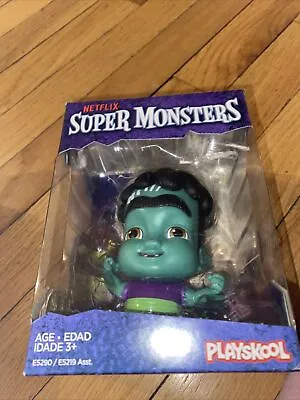 NEW! 2018 Netflix SUPER MONSTERS Collectible FRANKIE MASH 4  Toy PLAYSKOOL E5290 • $10.99