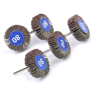 Flap Wheel Set For Dremel Rotary Tool Die Grinder Sanding Paint Rust 1/8  Shank • $9.89