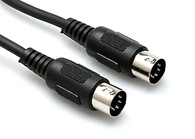 Midi Cable 3M Metre 4 Core 5 Pin Din Plug To Plug Audio Lead 300cm • £3.49