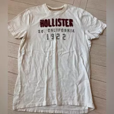 Hollister XL Soft Cotton Vintage Short Sleeve T. Raised Varsity Letter Appliqué • $14