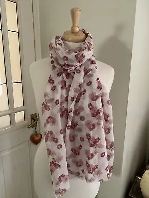 £6.50 • Buy Peony Ladies Scarf Uk Made Bnwt Stunning Lovely Design