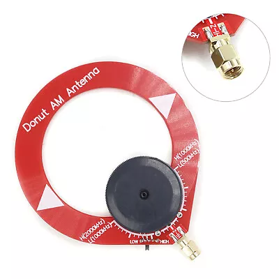 Donut Red AM MW HF Antenna Mini Loop Antenna For Malahiteam DSP DSP2 Receiver • $27.45