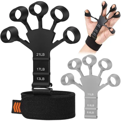 $10.99 • Buy Gripster Grip Strengthener Gym Trainer Veins Finger Stretch Hand Grip Resistance
