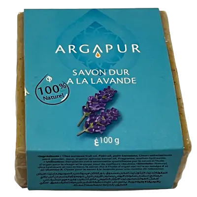 Agapur Lavender & Argan All Natural Moroccan Hard Soap - 100g • $9.99