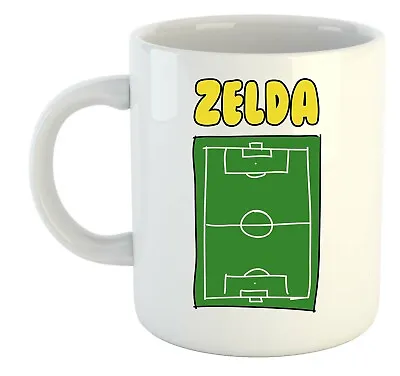 Zelda -Football Image Named Mug - Personalised Gift For - Hobby • $30.14
