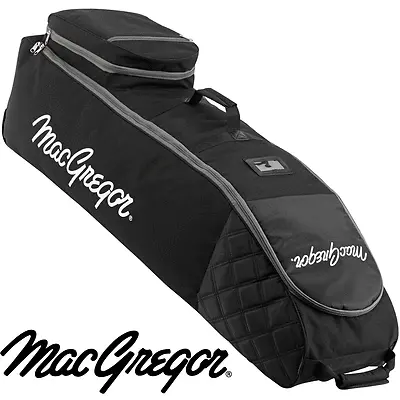 £49.95 • Buy Macgregor Xl Deluxe Wheeled Padded Golf Bag Flight Cover Travel Cover