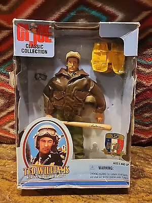 Vintage GI Joe Classic Collection Ted Williams Korean War Fighter Pilot 1999 • $0.99