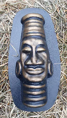 Plastic Tiki Mold Plaster Concrete Casting Garden Mould 13 H X 6 W X 3  Thick • $39.95