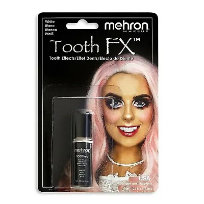 Mehron Paint Brush On Tooth White Teeth Whitening FX White Theatrical Makeup USA • $8.88