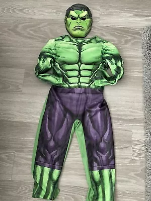 TU Marvel Hulk Green Costume UK Age 5/6 Yrs • £4.99