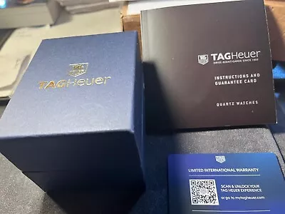 Tag Heuer Set Of A Box/Booklet/International Warranty • £29.99