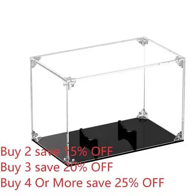 Cube UV Protected Football Display Case Memorabilia Box Showcase Ball Protector • $65.29