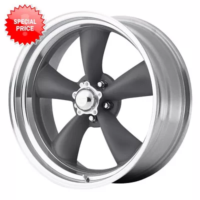 AMERICAN RACING VN215 TorqThrust II 15X8 5X120.65 ET-18 Mag Gray/Mach (Qty Of 4) • $476