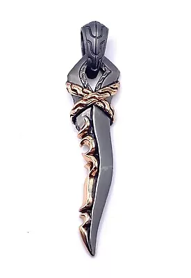 John Hardy Sterling Silver Classic Chain Two Tone Keris Dagger Pendant  • $250