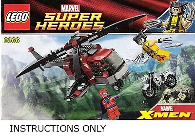 £28.17 • Buy (Instructions) For LEGO 6866 - X-men - Wolverine's Chopper Showdown - Manual 