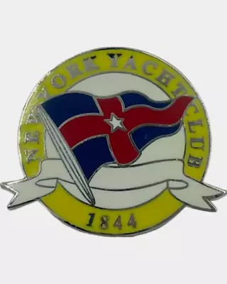 Vintage New York Yacht Club Nautical Lapel Pin • $95