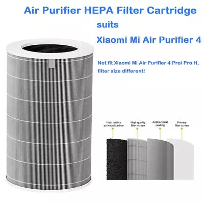 For Xiaomi Mi Smart Air Purifier 4 HEPA Filter Cartridge Replacement PM2.5 RFID • $30.99