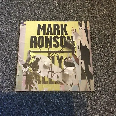 SIGNED (by Both) MARK RONSON FT. LILY ALLEN OH MY GOD CD Promo • £10.99