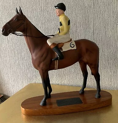 BESWICK HORSE RACEHORSE ARKLE JOCKEY PAT TAAFFE UP  No. 2084 CONNOISSUER PERFECT • £250