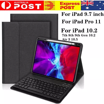 Smart Bluetooth Keyboard With Case For IPad 9th 8th 7th 6th Gen&5th Gen 2018 Pro • $37.90