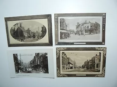 4 X Colchester Postcards Crouch Street Plough Corner Head Street St Botolphs Str • £4
