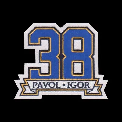 $15.99 • Buy NHL Memorial Patch For St. Louis Blues Igor Korolev And Pavol Demitra 