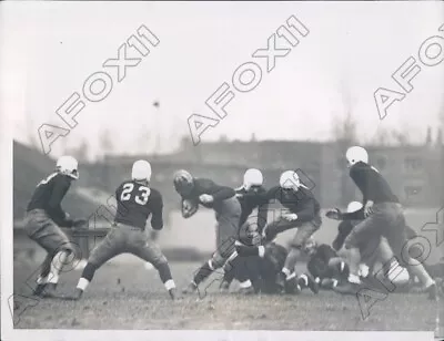 1934 Missouri Tigers Halfback Angello Runs VS Chicago Maroons Press Photo • $15
