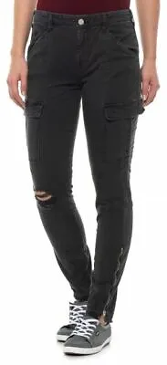 New J Brand Mid Rise Chrome Houlihan Skinny Cargo Crop Pants 26 Women • $19.98