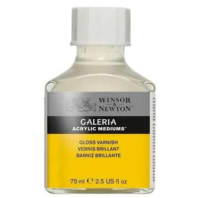 WINSOR & NEWTON Galeria Acrylic Gloss Varnish - 75ml - 250ml - 500ml • £10.19