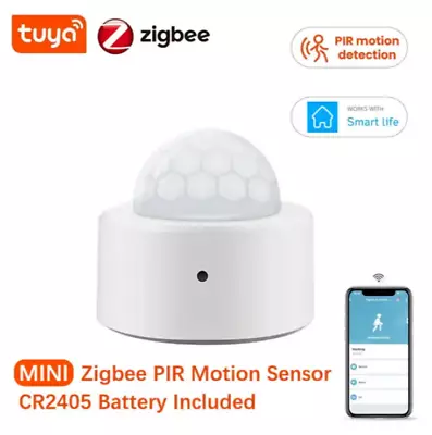 Tuya Zigbee Motion Sensor Smart Home Mini PIR Motion Sensor Infrared Detect • $32.40