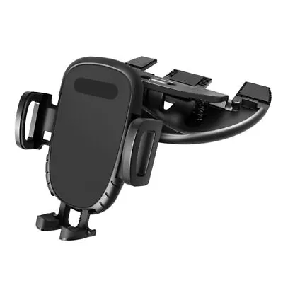 Car Mobile Phone CD Slot Car Phone Mount Car Phone Holder 360 Degree Rotation • $17.74