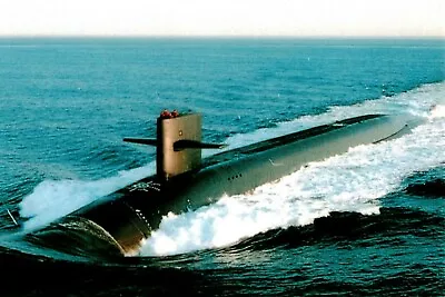 Postcard USS Rhode Island SSBN-740 Ballistic Missile Submarine • $4.85