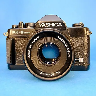 Yashica FX-3 Super 35mm Camera & 50mm F2 FL Lens Good Working Condition Lomo • £85