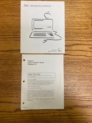 £8.19 • Buy RARE Lisa: Introduction To MacWorks Manual By Apple Computer