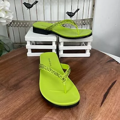 $21.70 • Buy Amanda Smith Tootsie Womens Slide Thong Sandals Size 8M. (DISPLAY SHOES)