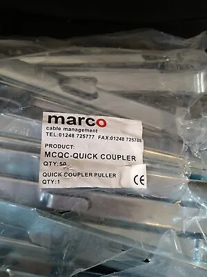 £8.50 • Buy Marco Quick Couplers Pack X 10 Couplers Cable Management Tray Basket MCQC & Tool