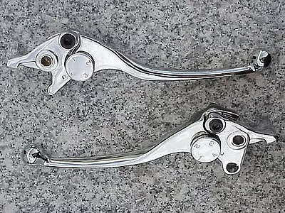 Kawasaki Ninja ZX7 ZX7R ZX9 ZX9R ZX11 ZX 1100 ZRX 1200 Vulcan 1500 CHROME LEVERS • $19.95