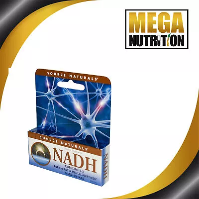 Source Naturals NADH CoEnzyme B-3 | 5mg 30 Tablets | Energy & Mental Alertness • $48.80