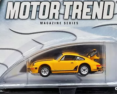 Hot Wheels Porsche 930 Turbo Motor Trend Magazine Collectible Car 1/4 W/RRs Yell • $124.99