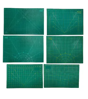 A1 A2 A3 DOUBLE SIDED Craft Cutting Mats Non Slip Self Healing Printed Grid BV  • £13.75