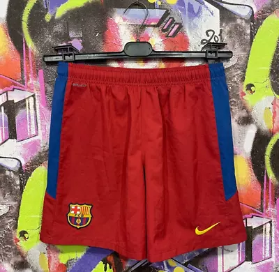 Barcelona 2010 2011 Home Barca Spain Football Soccer Shorts Nike Mens Size S • $44.99