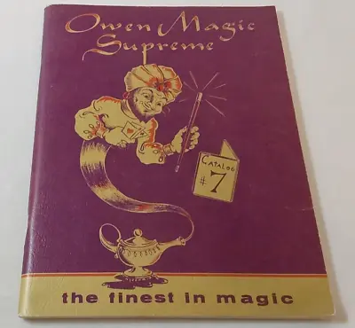 VTG Owen Magic Supreme 1964 #7: The Finest In Magic - Catalog Of Magic • $29.95