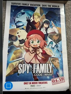 SPY X FAMILY The Movie-CODE: White- Official Theater Movie Poster 27x40 Mint • $49.99